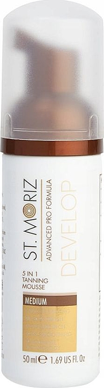 Мусс-автозагар 5в1 - St.Moriz 5in1 Tanning Mousse Medium — фото N3