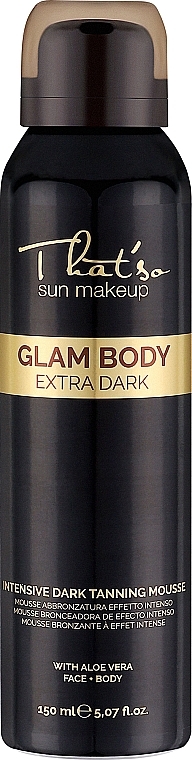 Мусс-автозагар для гламурного бронзового загара, Extra Dark - That's So Glam Body Mousse — фото N1