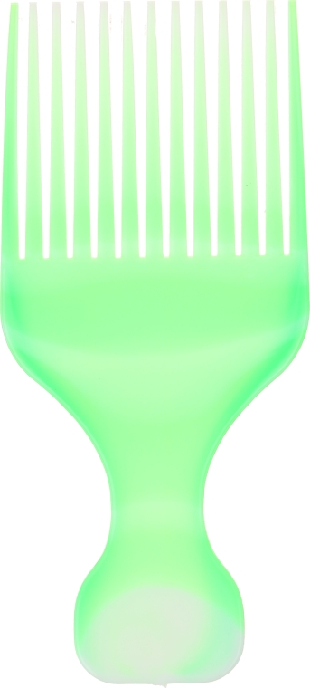 Гребень для волос "Afro", 60403, зеленый - Top Choice — фото N1