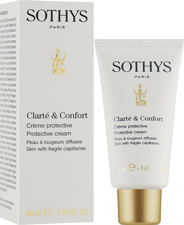Крем защитный для чувствительной кожи и кожи с куперозом - Sothys Clarte and Confort  — фото N2