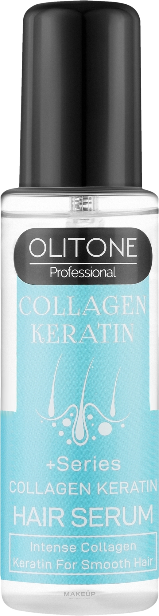 Сыворотка для гладких и упругих волос - Olitone Collagen Keratin  — фото 100ml
