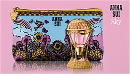 Anna Sui Sky Travel Gift Set - Набір (edt/30ml + pouch/1pcs) — фото N2