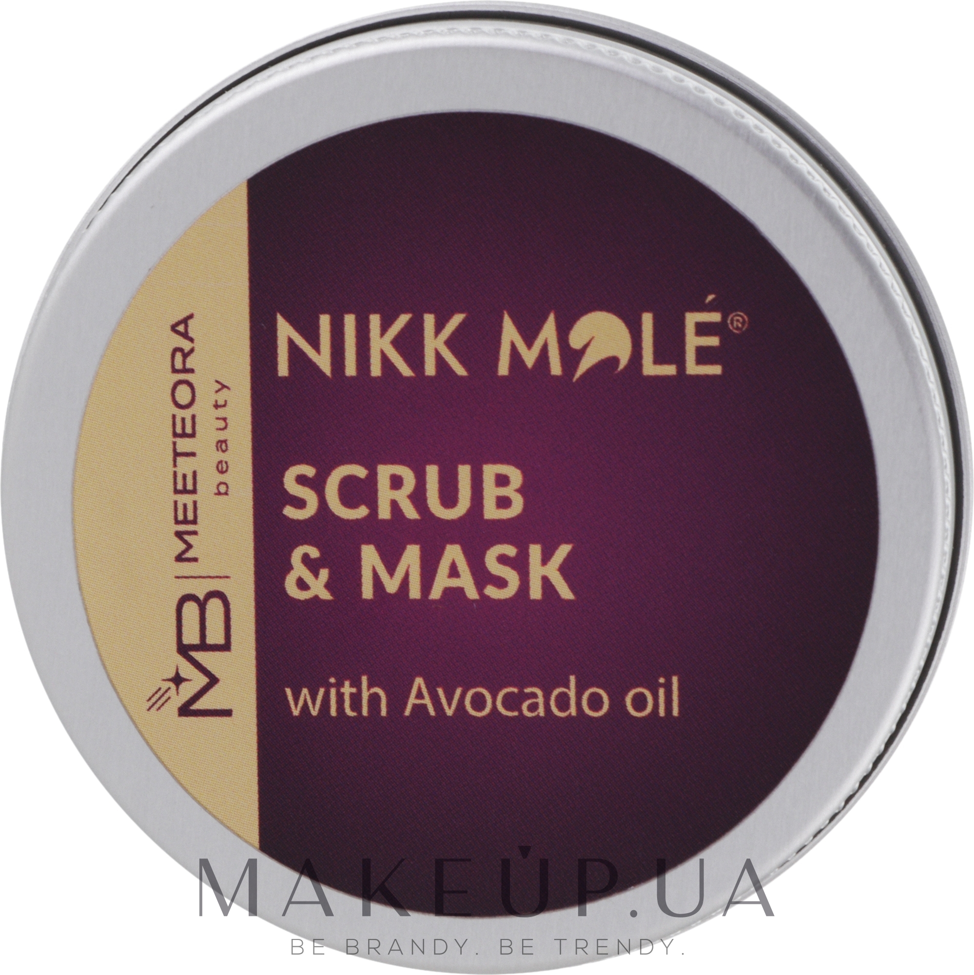 Скраб-маска с маслом авокадо - Nikk Mole — фото 40g