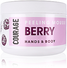 Пілінг-мус для тіла "Ягода" - Courage Hands&Body Berry Peeling Mousse — фото N1