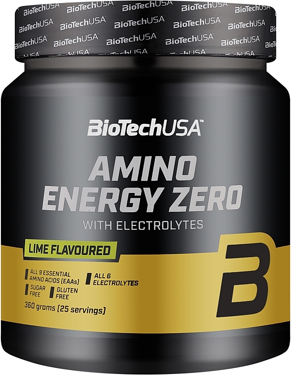 Амінокислоти "Лайм" - BioTechUSA Amino Energy Zero With Electrolytes Lime — фото N1