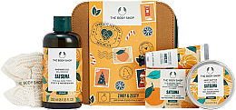 Духи, Парфюмерия, косметика Набор, 6 продуктов - The Body Shop Zingy & Zesty Satsuma Essentials Gift