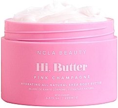 Баттер для тела "Розовое шампанское" - NCLA Beauty Hi, Butter Pink Champagne Hydrating All Natural Shea Body Butter  — фото N1