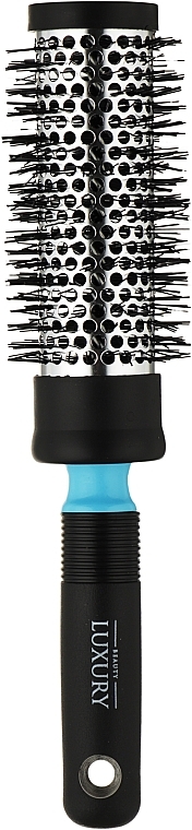 Массажная щетка для волос, HB-01-10, черно-голубая - Beauty LUXURY — фото N1