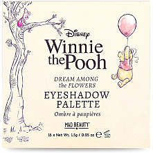 Палетка теней - Mad Beauty Winnie The Pooh Eyeshadow Palette — фото N1