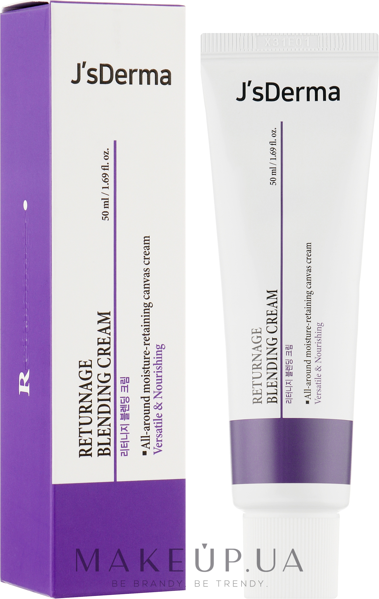 Восстанавливающий крем для лица - J'sDerma Returnage Blending Cream  — фото 50ml