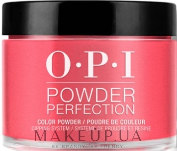 Пудра для нігтів - O.P.I. Powder Perfection Color Powder — фото Big Apple Red