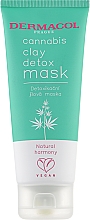 Детоксифікувальна глиняна маска з конопляною олією - Dermacol Cannabis Clay Detox Mask — фото N1