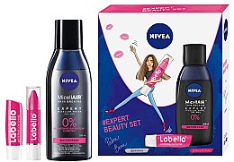 Духи, Парфюмерия, косметика Набор - NIVEA Expert Beauty (micel/water/200ml + l/balm/3g + l/balm/4.8g)