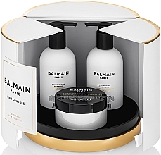 Парфумерія, косметика Набір для догляду за волоссям - Balmain Paris Moisturizing Hair Care Collection Set (shm/300ml + cond/300ml + mask/200ml)