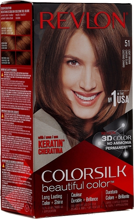 УЦІНКА Стійка фарба для волосся - Revlon ColorSilk Beautiful Color * — фото N1