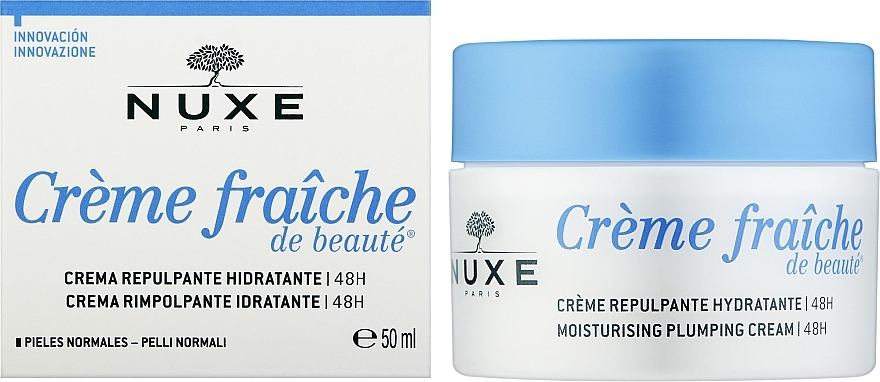 Увлажняющий подтягивающий крем для лица - Nuxe Creme Fraiche De Beaute Moisturising Plumping Cream 48H — фото N2