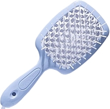 Духи, Парфюмерия, косметика Расчёска для волос, голубая с белым - Hollow Comb Superbrush Plus Blue White