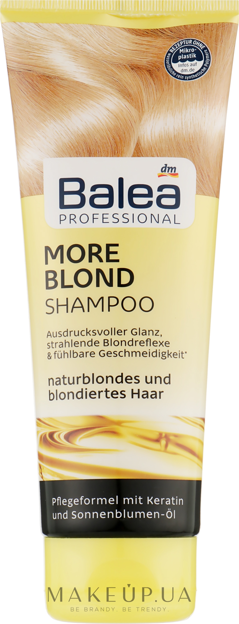 Шампунь для волос "Больше блонда" - Balea Professional More Blond Shampoo — фото 250ml