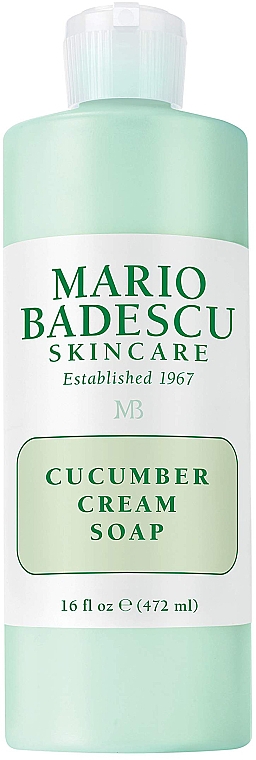 Очищувальний крем з екстрактом огірка - Mario Badescu Cucumber Cream Soap — фото N1