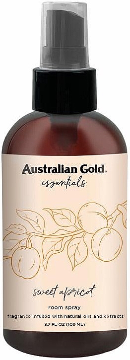 Аромаспрей для будинку "Солодка абрикоса" - Australian Gold Essentials Sweet Apricot Room Spray — фото N1