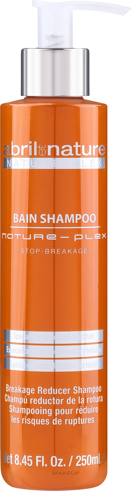 Восстанавливающий шампунь для волос - Abril et Nature Nature-Plex Bain Shampoo Stop-Breakage — фото 250ml