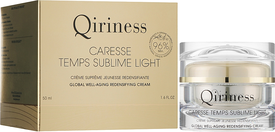 Омолоджувальний відновлювальний крем для обличчя - Qiriness Caresse Temps Sublime Light — фото N2