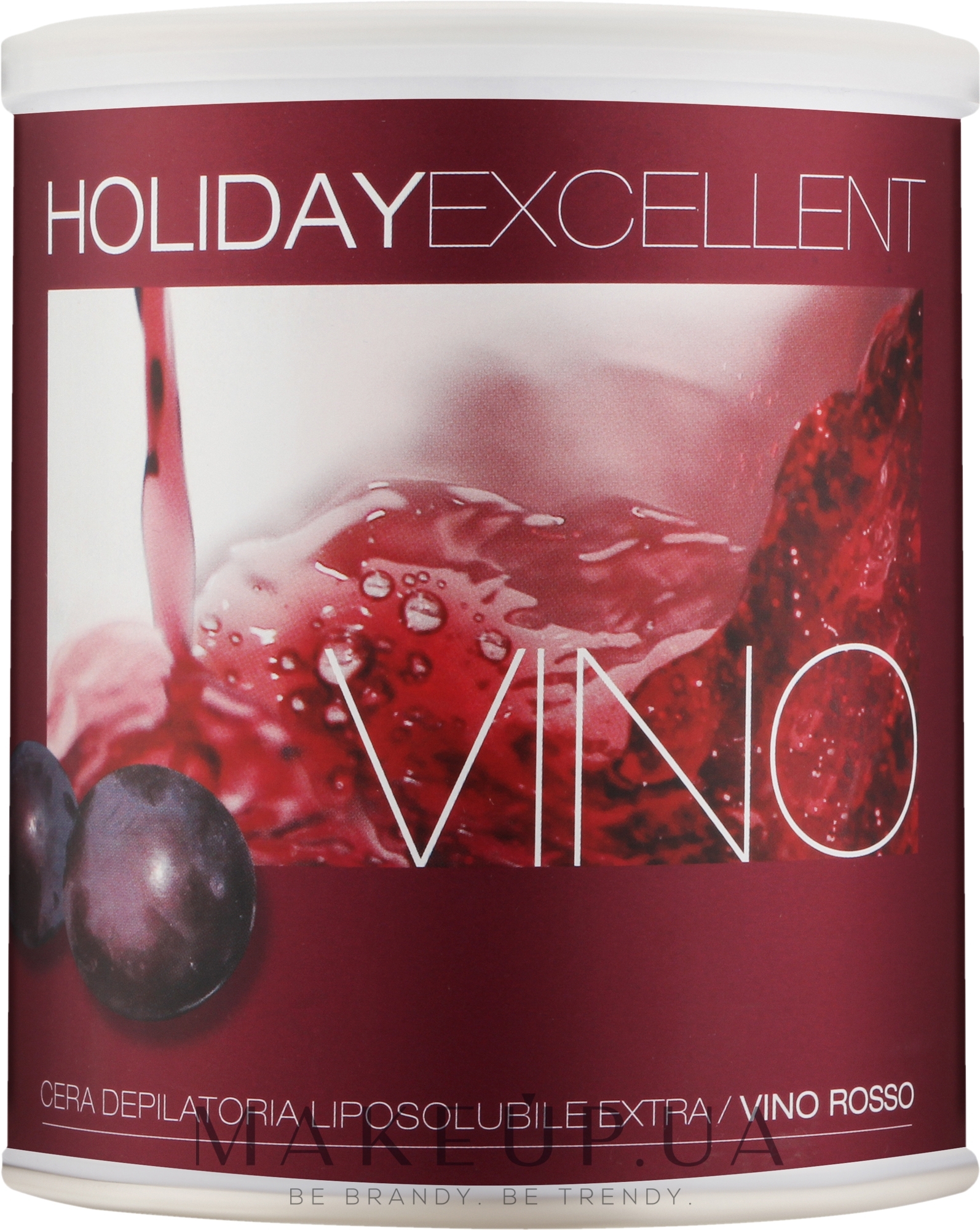 Віск для депіляції у банці "Вино" - Holiday Depilatory Wax — фото 800ml