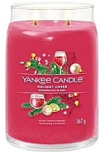 Духи, Парфюмерия, косметика Ароматическая свеча в стакане "Holiday Cheer", 2 фитиля - Yankee Candle Singnature