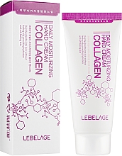 Крем для рук зволожувальний із колагеном - Lebelage Daily Moisturizing Collagen Hand Cream — фото N2