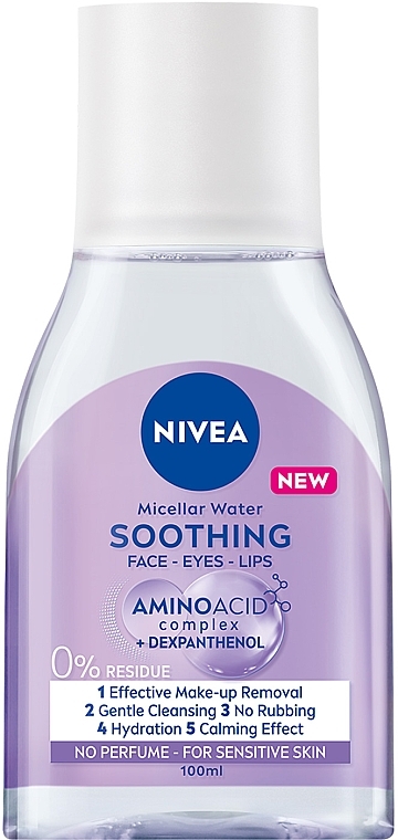 Успокаивающая мицеллярная вода для чувствительной кожи - NIVEA Soothing Micellar Water
