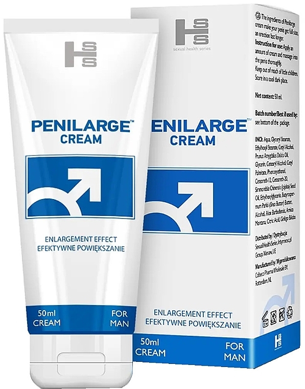 Стимулювальний крем з ефектом посилення ерекції - Sexual Health Series Penilarge Cream For Men — фото N1