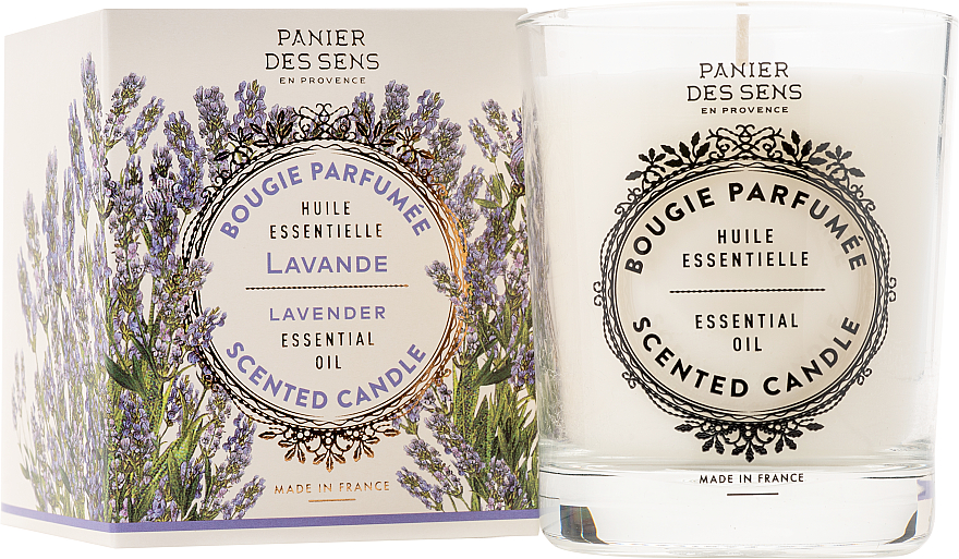 Ароматизована свічка "Лаванда" - Panier Des Sens Relaxing Lavender Scented Candle — фото N1