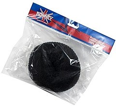 Валик для зачіски, 8.5х3.5 см, чорний - Ronney Professional Hair Bun 046 — фото N1