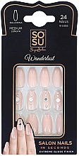 Парфумерія, косметика Набір накладних нігтів - Sosu by SJ False Nails Medium Balerina Wanderlust