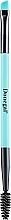 Парфумерія, косметика Двосторонній пензлик для брів і вій, 4278 - Donegal Neeonee Eyebrow Brush