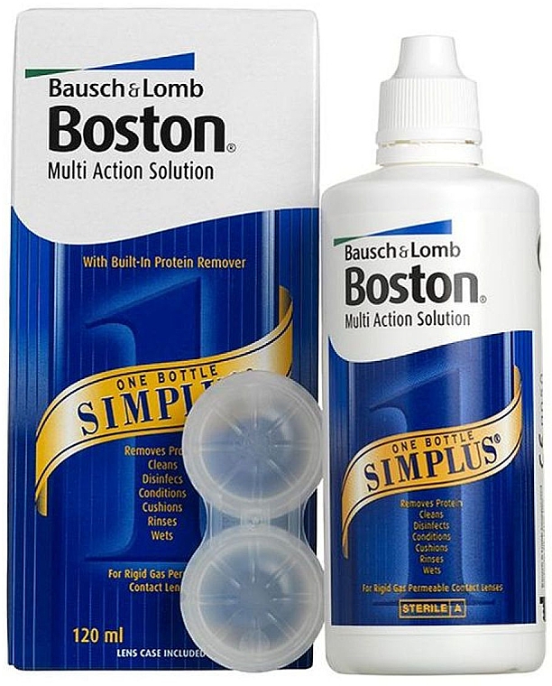 Раствор для жестких контактных линз - Bausch & Lomb Boston Multi Action Solution — фото N1