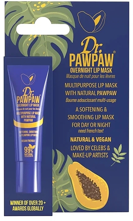 Ночная маска для губ "Папайя" - Dr.Pawpaw Overnight Lip Mask