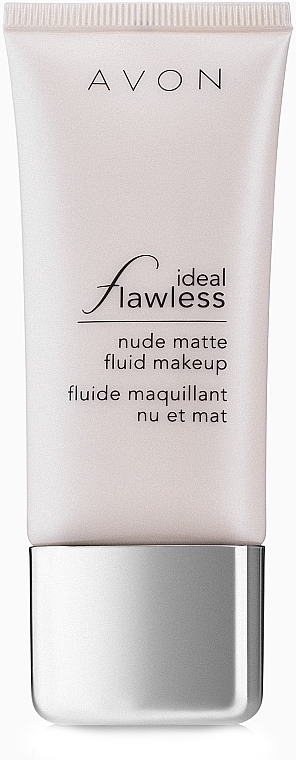 Тональный флюид - Avon Ideal Flawless Nude Matte Fluid MakeUp SPF15 — фото N1