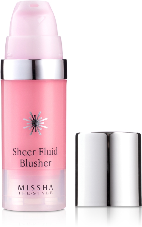 Устойчивые кремовые румяна-флюид - Missha The Style Sheer Fluid Blusher