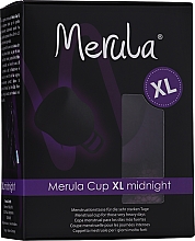 Парфумерія, косметика Універсальна менструальна чаша XL, чорна - MeLuna Menstrual Cup Midnight