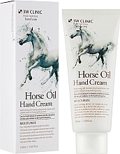 Питательный крем для рук c лошадиным жиром - 3W Clinic Horse Oil Hand Cream — фото N2
