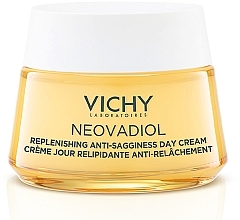 Антивіковий крем для зменшення глибоких зморшок і відновлення рівня ліпідів в шкірі - Vichy Neovadiol Replenishing Anti-Sagginess Day Cream — фото N1
