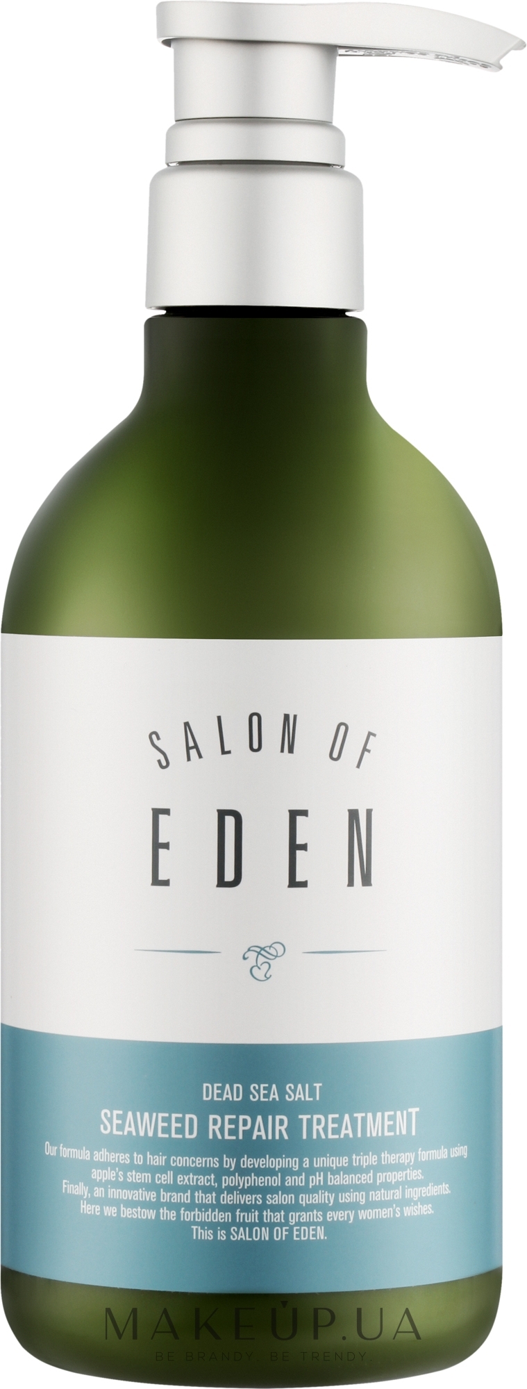 Кондиціонер для волосся із сіллю Мертвого моря - Salon Of Eden Seaweed Repair Treatment — фото 440ml