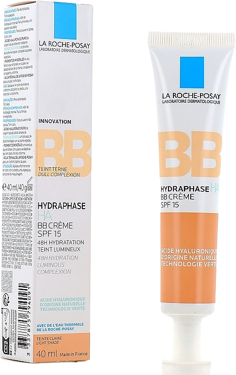 BB-крем для лица - La Roche Posay Hydraphase BB Cream SPF15 — фото N2