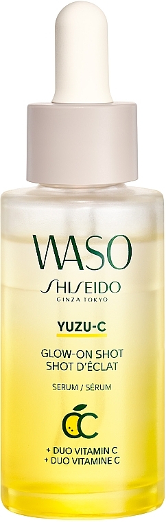 Двухфазная сыворотка для лица - Shiseido Waso Yuzu-C Glow-On Shot 