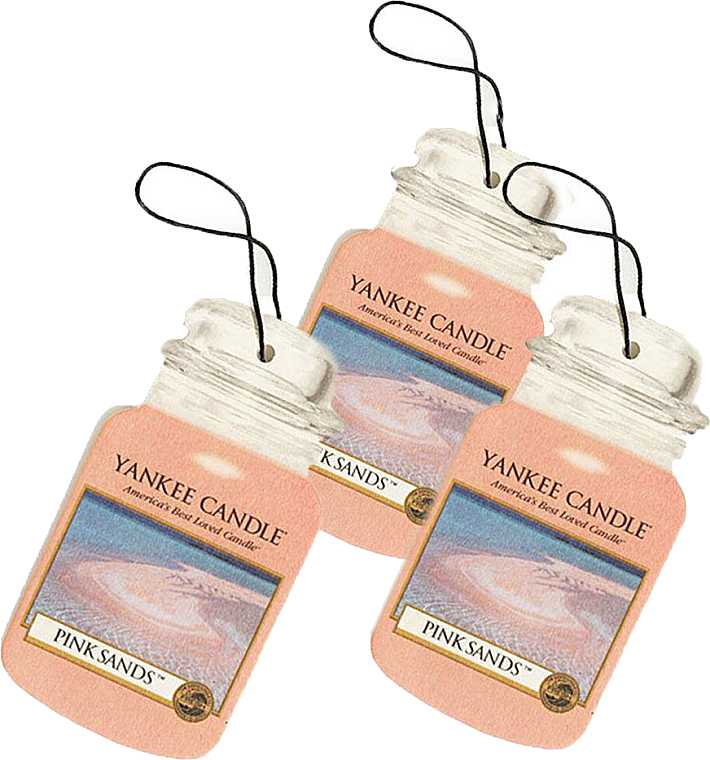 Набір ароматизаторів для автомобіля - Yankee Candle Car Jar Pink Sands — фото N1