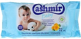 Вологі серветки для дітей, 72 шт. - Cashmir Baby Wet Wipes — фото N1