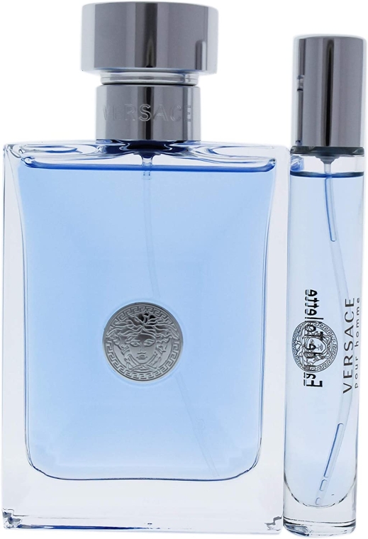 Versace Pour Homme - Набір (edt/100ml + edt/10ml + pouch) — фото N2