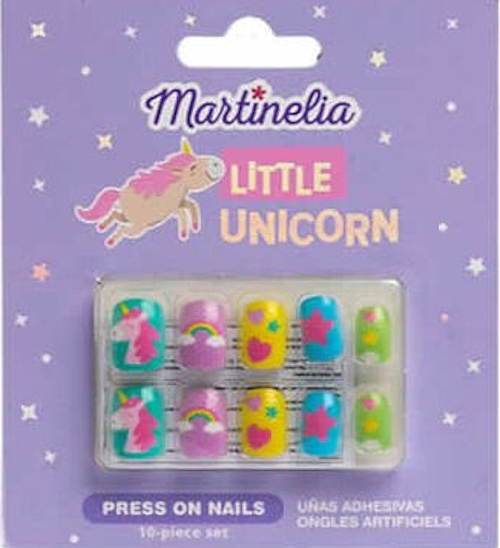 Накладные ногти для детей - Martinelia Little Unicorn Press-On Nail Set — фото N1