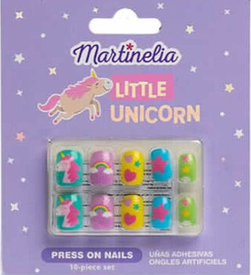 Накладні нігті для дітей - Martinelia Little Unicorn Press-On Nail Set — фото N1